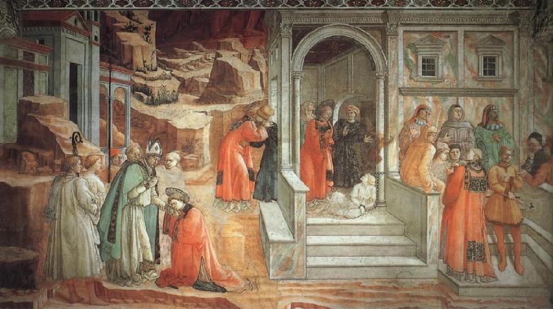 Fra Filippo Lippi The Mission of St Stephen china oil painting image